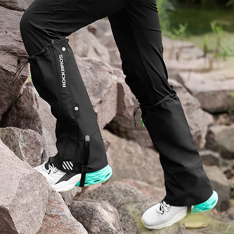 Rockbros Gaiter, Mountain Climbing, Waterproof, Mountain Spats, Lightweight, Mud Flap,