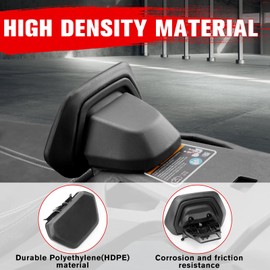 A & UTV PRO 1up Driver Backrest for Can Am Ryker 600 900 Sport & Ryker Rally Edition 2019-2024 Accessories, Adjustable Angle Lumbar Support Driver Back Rest Kit, Replace OEM #219400960