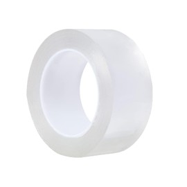 Transparent Window Weather Sealing Tape, 2IN x 66FT, Clear Window Draft Isolation Sealing Film Tape for Door Draft Stopper Adhesive Tape, Doors Windows and Shower Glass Gaps