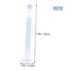 Hohopeti 1Pc Glass Measuring Cylinder with Stopper Thick Graduated Laboratory