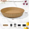 AiQInu Carta Forno Per Friggitrice ad Aria,100 Pezzi 20cm Carta