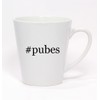 Los Drinkware Hermanos #pubes - Hashtag Ceramic Latte Mug 12oz