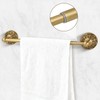 WNABATH Brass Toilet Paper Holder Towel Hook Bar Set, Antique