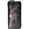 Belkut 0010124 Phoenix Embossed Genuine Leather Long Wallet, Round Zipper,