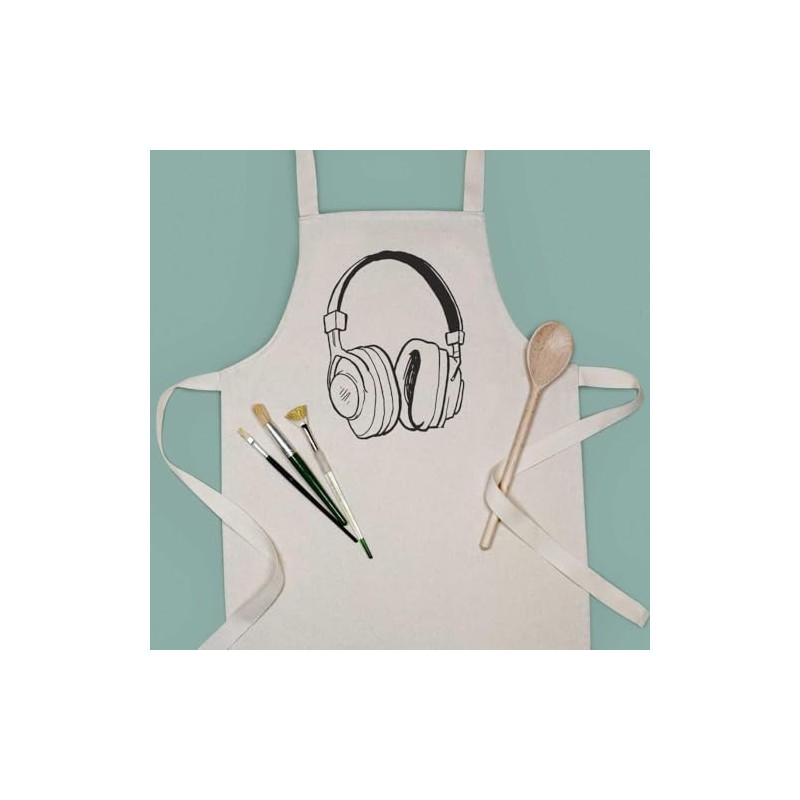 Azeeda 'Headphones' Kid’s Cooking Apron (AP00069886)