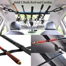 GREATFISHING Fishing Rod Holder in Car Vehicle Backseat