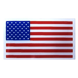 Pro-Tuff Decals 20 Mil American Flag Helmet Decal Set (50 Decals) for Football, Baseball, Lacrosse, Hockey Helmets