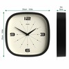 JONES CLOCKS® Pulsar Wall Clock | Retro Rounded Square Clock