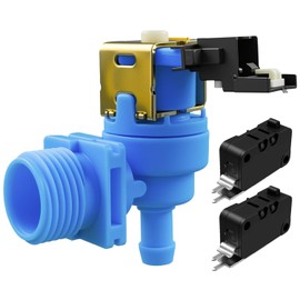 Dishwasher inlet valve & floating switch component Assembly Fit for Wtchen Aid Kenmore Amana Maytag Jenn-Air Dishwasher Replace W10327249 W10195047 AP6016738 PS11750031