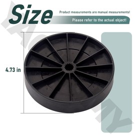 WH03X32097 Transmission Pulley & Nut Compatible Hot-point G-E Washer Replaces AP6996076 WH49X25379 WH03X28859 PS16226205 Models