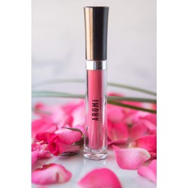 Aromi Mango Coral Matte Liquid Lipstick | Peach Lip Color, Vegan, Cruelty-free, Long-Lasting, Kiss and Smear Proof, Handmade (Mango Tango)