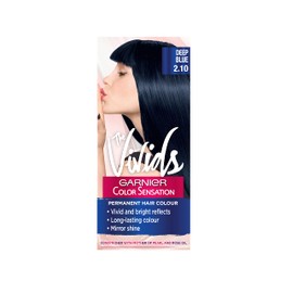 Garnier Color Sensation Vivids Blue hair colour permanent 2.10 deep blue