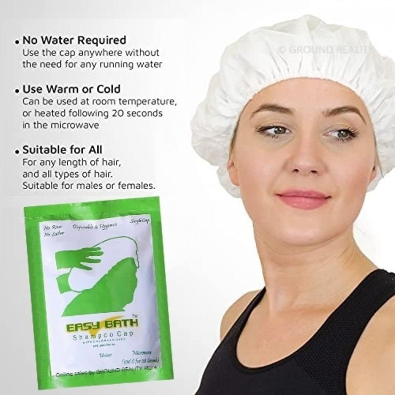 LUREME Easy Bath Shampoo Cap for Adults - Clean, Complete