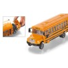 SIKU John Deere 6210R Model Tractor, US School Bus, As