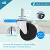 AXL 5/16 UNC Threaded Stem Caster Wheels Set of 4,