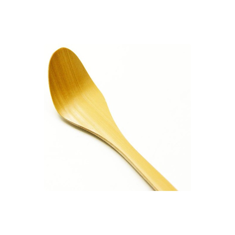 Round Tea Shaku for Mizuya White Bamboo Tea Tools