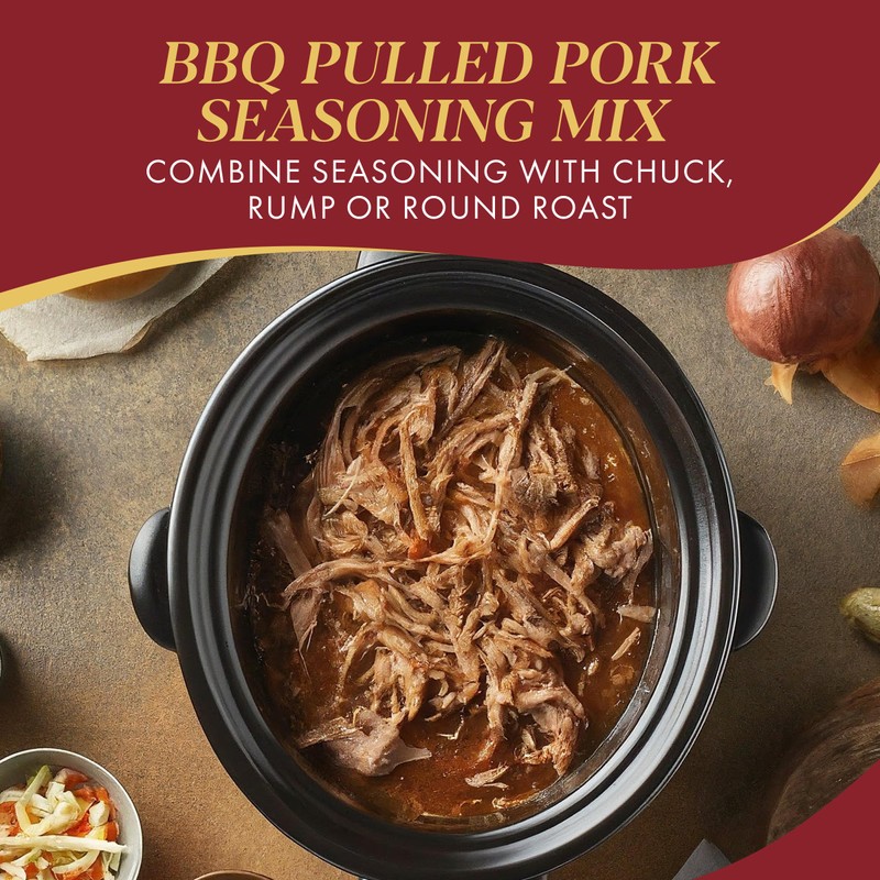 Crock-Pot Pulled Pork Seasoning Mix, 1.25 Ounce (Pack of 12)