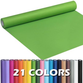 PerkHomy Medium Green Kraft Paper Roll 17.5" x 960" (80') for Gift Wrapping Bouquet Flower Art Painting Craft Writing Packaging Shipping 80GSM 55LB (Medium Green, 17.5" x 80')