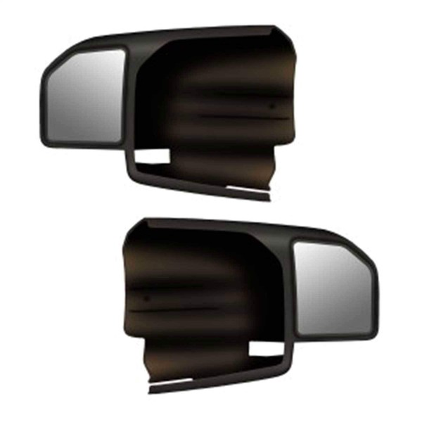 CIPA 11550 Custom Towing Mirror Set for Ford 15-Current , Black