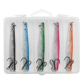 Kinetic Fishing Sea Trout Blinker Fishing Set Glitter - 5 Sea Trout Baits 24g
