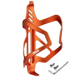 CNCLOL Bike Water Bottle Holder,Lightweight Aluminum Bicycle Bottle cage Shockproof Design,Cycling Drink Cup Holder for Road Mountain BMX Kids Gravel Bike Cycle.（black/red/blue/orange/purple）