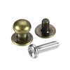 sourcing map 7mm Head Dia. Round Knobs Pull Handle, 24pcs