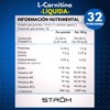 STROM L-Carnitina Líquida, Suplemento Alimenticio con Complejo B, Sabor Naranja,