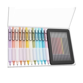 Mr. Pen- Retractable Gel Pens, 12 Pack, Colorful Ink Gel Pens with Case and 12 Refills, Gel Pens Fine Point 0.5mm, Retractable Pens, Cute Pens, Aesthetic Pens for Journaling Fine Tip Pens