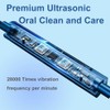 Cepillo de dientes ultrasónico en forma de U para adultos,