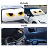 300T Windshield Sun Shade for Model Y Model 3, Cool