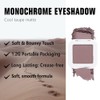 Kaely Eyeshadow, compact, single, matte, monochromatic, mauve-gray, for mature women,