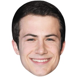 Dylan Minnette (Smile) Celebrity Mask, Flat Card Face, Fancy Dress Mask