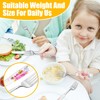 Jeffbaubl 12 Pcs Dinner Forks, Stainless Steel Dessert Forks with
