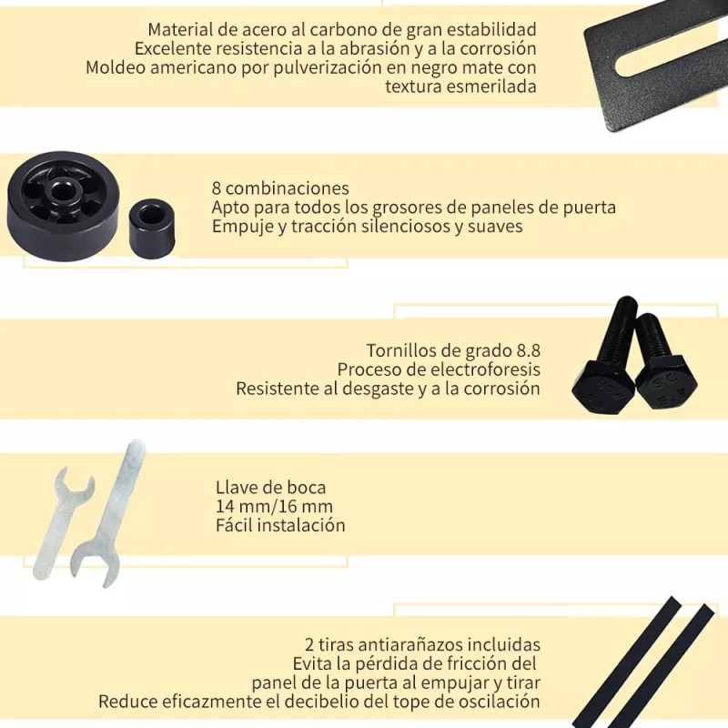 Generic Rieles Guía Del Piso Inferior De La Puerta Corrediza