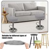 Sgphrzlt Round Bar Stool Seat Covers Set of 3, Waterproof