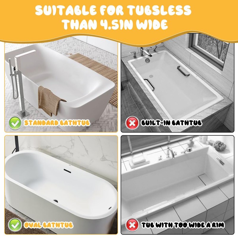 ZOYDP Bath Toy Storage, Bath Toy Storage Bag, Storage Bathtub