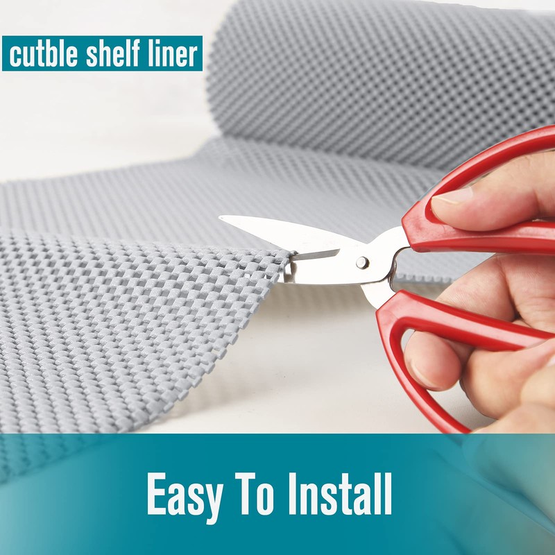 Shelf Liner, Non-Adhesive Roll Drawer Liners 12 Inches x 20