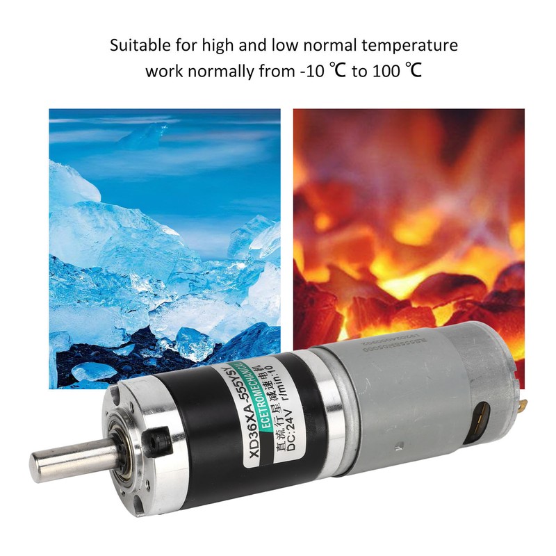 DC Geared Motor Copper High Torsion Low Noise Mini Electric