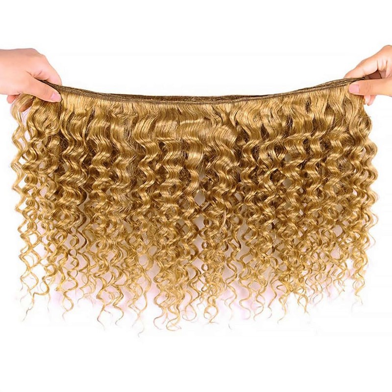 30 32 34 Inch Color #27 Bundle Honey Blonde Deep