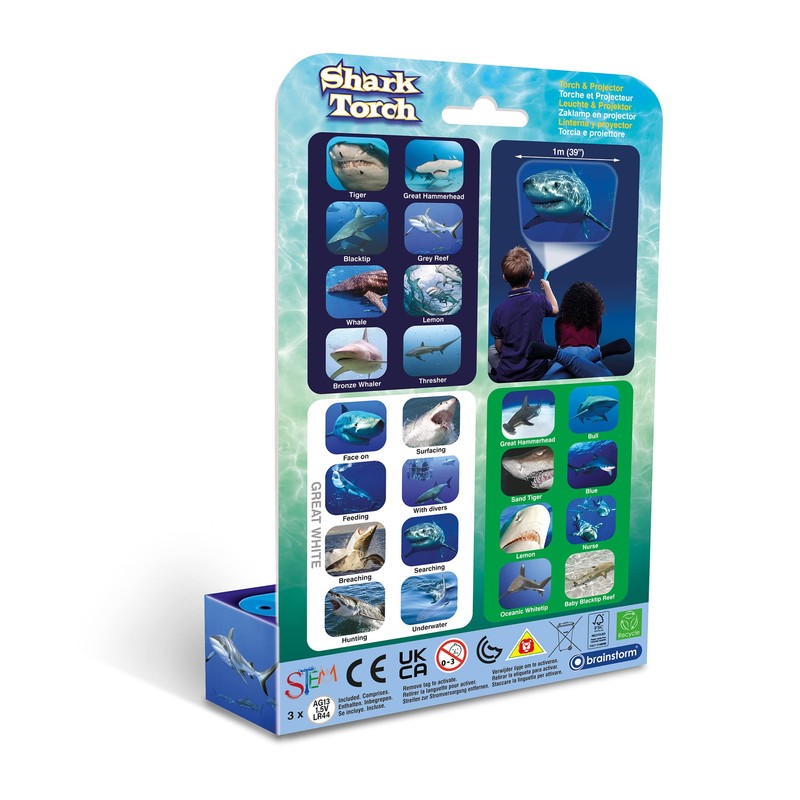 Brainstorm Toys Shark Torch & Projector