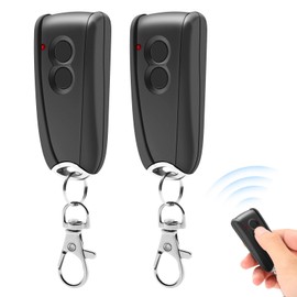 2 x hand-held transmitters for Hörmann, garage door opener for EcoStar RSC2-433, RSE2-433, RSZ1-433, 2 channels, hand-held transmitter for Hormann EcoStar Liftronic 500/700/800 for Portronic