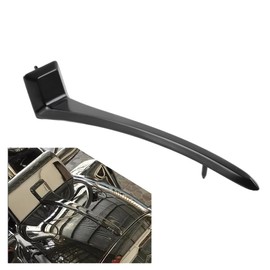 Newsmarts 1pc Zinc Alloy Nacelle Spear Housing Top Headlight Motorcycle Cover Trim Strip Black for Harley King Road 1994-13 Motorbike