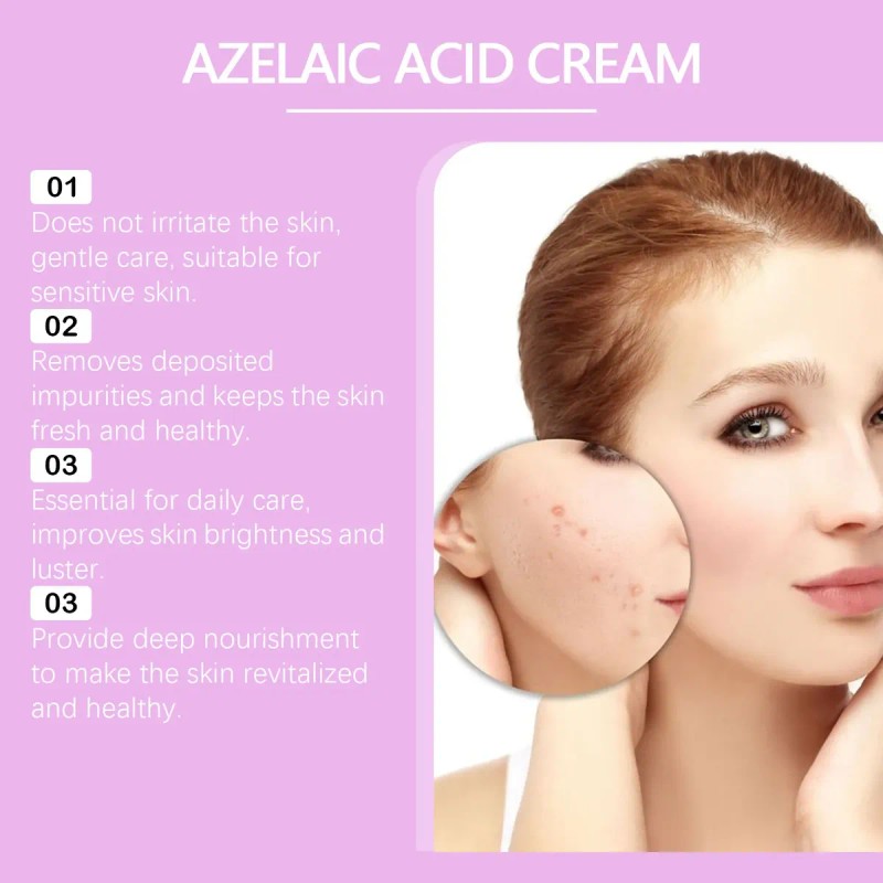 Ouhoecrema Facial Cuidado Acné Ácido Azelaic