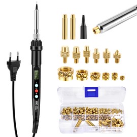 Threaded Inserts Soldering Tips Set, Melting Thread Soldering Iron Set, Soldering Iron Tips for Thread Insert, Melting Nuts M2 M3 M4 M5 M6 M8 Compatible with 3D Printer Accessories
