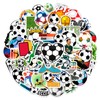 Vesaneae 50 PCS Soccer Stickers, Vinyl Waterproof Stickers, Sports Style