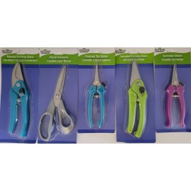 GARDEN PRUNING SHEARS SCISSORS, SELECT: Type - Serrated Shear