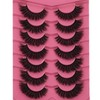 False Eyelashes Fluffy Thick 8D Volume Wispy Faux Mink Lashes