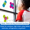 Fat Brain Toys Whirly Squigz, Silicone Spinners and Suction Toys