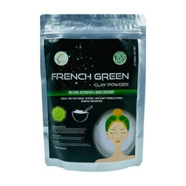 SVATV French Green Clay | French Green Clay | Montmorillonite Powder | Rose Tone | Moisturising & Rejuvenates Skin Care Powder | Natural Face Mask | 227 g