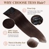 Tess Clip-In Real Hair Extensions, Remy Human Hair Extensions, 18